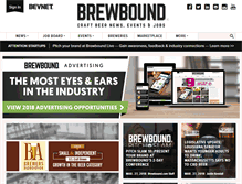 Tablet Screenshot of brewbound.com